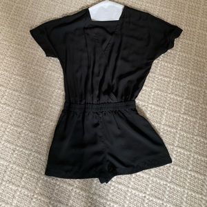 BCBG Black Shorts Romper
